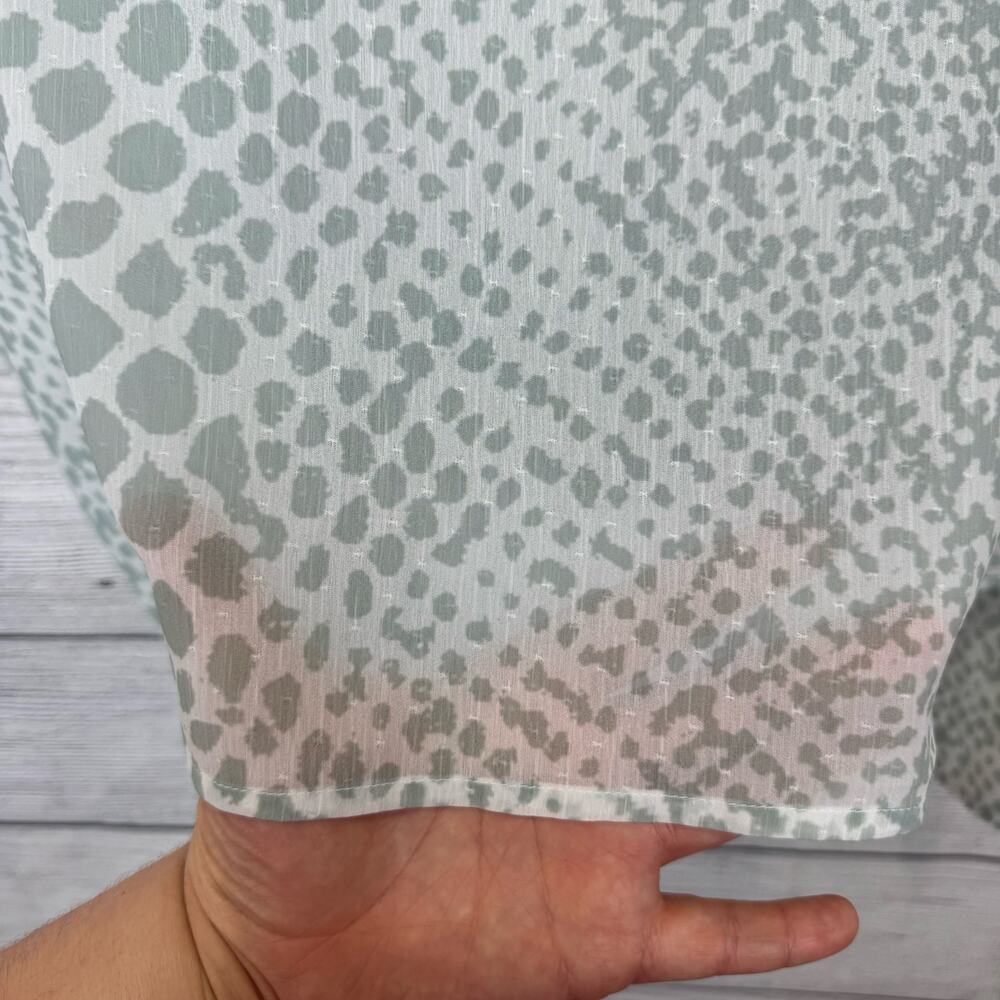 Sincerely Ours Women's Mint Python Rosie Puff Sle… - image 6